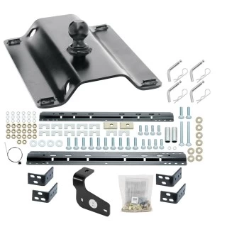 Reese 25K Gooseneck Trailer Hitch w/ Rails For 2015-2020 Ford F150 Base Rail Kit Brackets and Hardware Heavy Duty