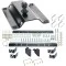 Reese 25K Gooseneck Trailer Hitch w/ Rails For 2013-2024 RAM 3500  Base Rail Kit Brackets and Hardware Heavy Duty