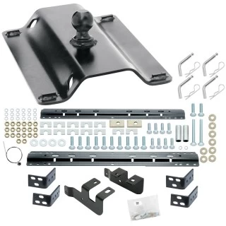 Reese 25K Gooseneck Trailer Hitch w/ Rails For 2014-2025 Ram 3500 Base Rail Kit Brackets and Hardware Heavy Duty