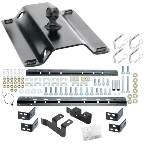 Reese 25K Gooseneck Trailer Hitch w/ Rails For 2014-2025 Ram 3500 Base Rail Kit Brackets and Hardware Heavy Duty