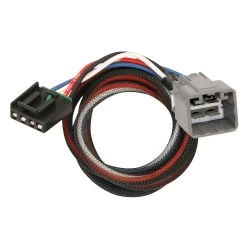 Trailer Brake Control For 14-23 Jeep Cherokee 2002 Chevy Avalanche w/ Wiring 2-Plug Adapter Connector Plug Play