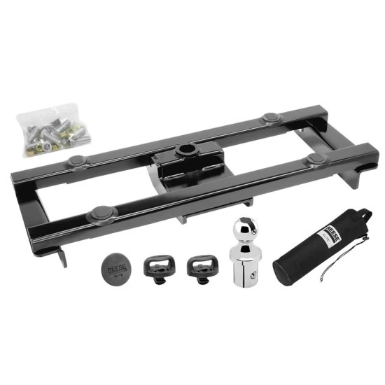 Reese Elite Complete Underbed Gooseneck Hitch for 2011-2019 Chevy Silverado GMC Sierra 2500 HD 3500 HD Models Elite Series Gooseneck Trailer Hitch