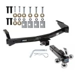 Custom Fit Trailer Hitch Tri-Ball Trailer Hitch Ball Mount w/ Pin/Clip 33009 7031400 63240 Reese Trailer Tow Hitch Receiver 94-98 Dodge Van B Series 99-03 Ram Van 1500 2500 3500 w/Tri-Ball Triple Ball 1-7/8" 2" 2-5/16" 94 95 96 97 98 99 00 Reese Trailer Tow Hitch Receiver For 94-98 Dodge Van B Series 99-03 Ram Van 1500 2500 3500 w/Tri-Ball Triple Ball 1-7/8" 2" 2-5/16"