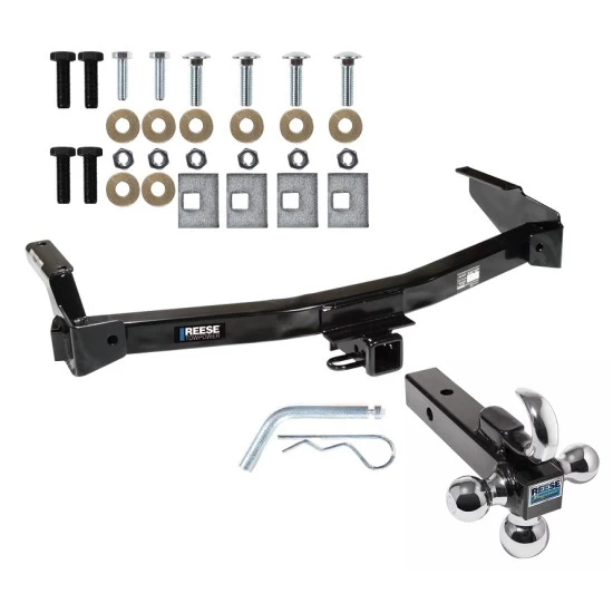 Custom Fit Trailer Hitch Tri-Ball Trailer Hitch Ball Mount w/ Pin/Clip 33009 7031400 63240 Reese Trailer Tow Hitch Receiver 94-98 Dodge Van B Series 99-03 Ram Van 1500 2500 3500 w/Tri-Ball Triple Ball 1-7/8" 2" 2-5/16" 94 95 96 97 98 99 00 Reese Trailer Tow Hitch Receiver For 94-98 Dodge Van B Series 99-03 Ram Van 1500 2500 3500 w/Tri-Ball Triple Ball 1-7/8" 2" 2-5/16"