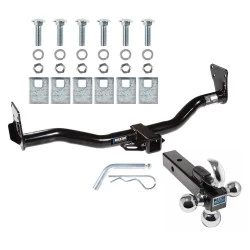 Reese Trailer Tow Hitch Receiver For 95-05 Chevy Blazer 95-04 GMC Jimmy 96-04 Bravada w/Tri-Ball Triple Ball 1-7/8" 2" 2-5/16"