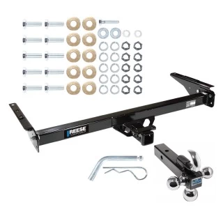 Reese Trailer Tow Hitch Receiver For 93-98 Toyota T100 w/Tri-Ball Triple Ball 1-7/8" 2" 2-5/16"