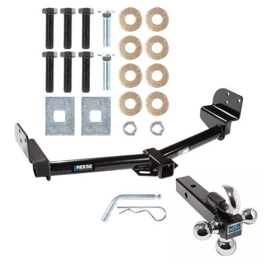 Reese Trailer Tow Hitch Receiver For 02-05 Ford Explorer Mercury Mountaineer Aviator w/Tri-Ball Triple Ball 1-7/8" 2" 2-5/16"