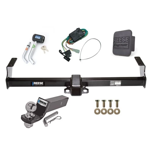 Reese Trailer Tow Hitch For 99-05 Suzuki Grand Vitara Chevy Tracker 02-06 XL-7 Deluxe Package Wiring 2" Ball and Lock
