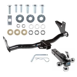 Reese Trailer Tow Hitch Receiver For 98-04 Honda Passport Axiom Rodeo w/Under Vehicle Spare w/Tri-Ball Triple Ball 1-7/8" 2" 2-5/16"