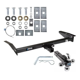 Reese Trailer Tow Hitch Receiver For 79-11 Ford Crown Victoria Lincoln Town Car Marquis w/Tri-Ball Triple Ball 1-7/8" 2" 2-5/16"