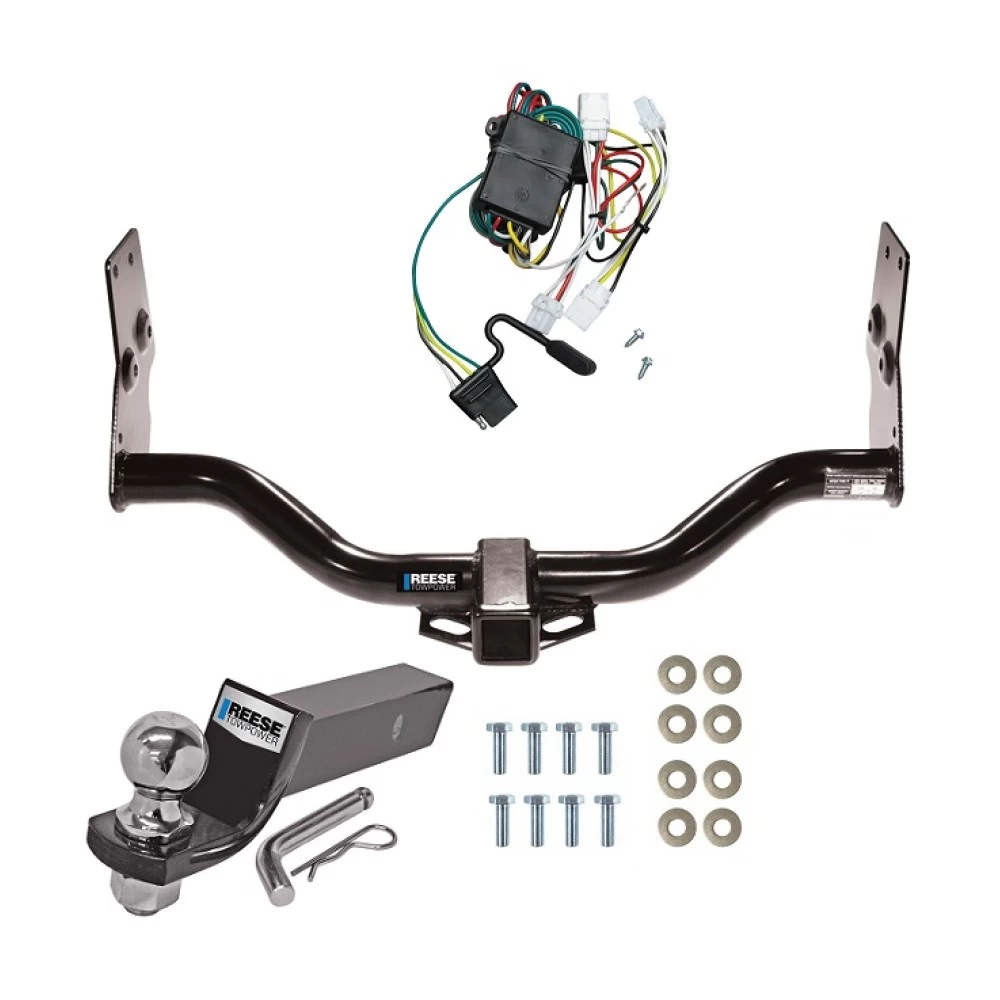 Custom Fit Trailer Hitch Wiring Harness (Plug & Play) 2" Drop Ball-Mount w/ Pin/Clip 2" Chrome Ball Installation Hardware Installation Instructions 33050 118361 21536 Reese Trailer Tow Hitch 96-04 Nissan Pathfinder 97-03 Infiniti QX4 Comple Reese Trailer Tow Hitch For 96-04 Nissan Pathfinder 97-03 Infiniti QX4 Complete Package w/ Wiring and 2" Ball