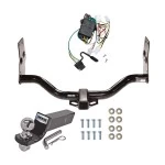 Custom Fit Trailer Hitch Wiring Harness (Plug & Play) 2" Drop Ball-Mount w/ Pin/Clip 2" Chrome Ball Installation Hardware Installation Instructions 33050 118361 21536 Reese Trailer Tow Hitch 96-04 Nissan Pathfinder 97-03 Infiniti QX4 Comple Reese Trailer Tow Hitch For 96-04 Nissan Pathfinder 97-03 Infiniti QX4 Complete Package w/ Wiring and 2" Ball