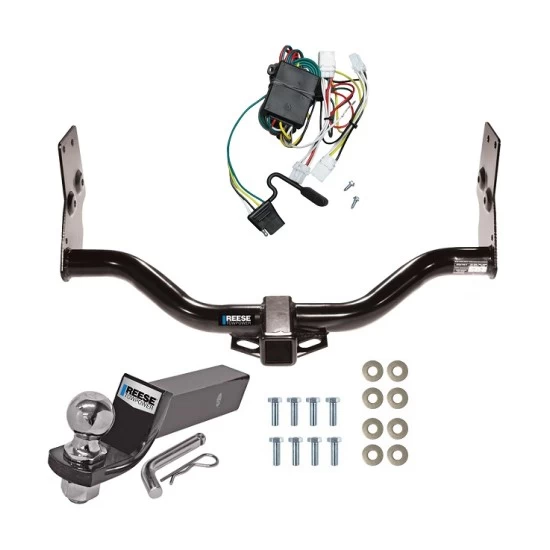 Custom Fit Trailer Hitch Wiring Harness (Plug & Play) 2" Drop Ball-Mount w/ Pin/Clip 2" Chrome Ball Installation Hardware Installation Instructions 33050 118361 21536 Reese Trailer Tow Hitch 96-04 Nissan Pathfinder 97-03 Infiniti QX4 Comple Reese Trailer Tow Hitch For 96-04 Nissan Pathfinder 97-03 Infiniti QX4 Complete Package w/ Wiring and 2" Ball