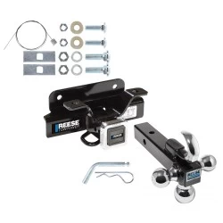 Reese Trailer Tow Hitch Receiver For 03-08 Dodge Ram 1500 2500 3500 w/Tri-Ball Triple Ball 1-7/8" 2" 2-5/16"