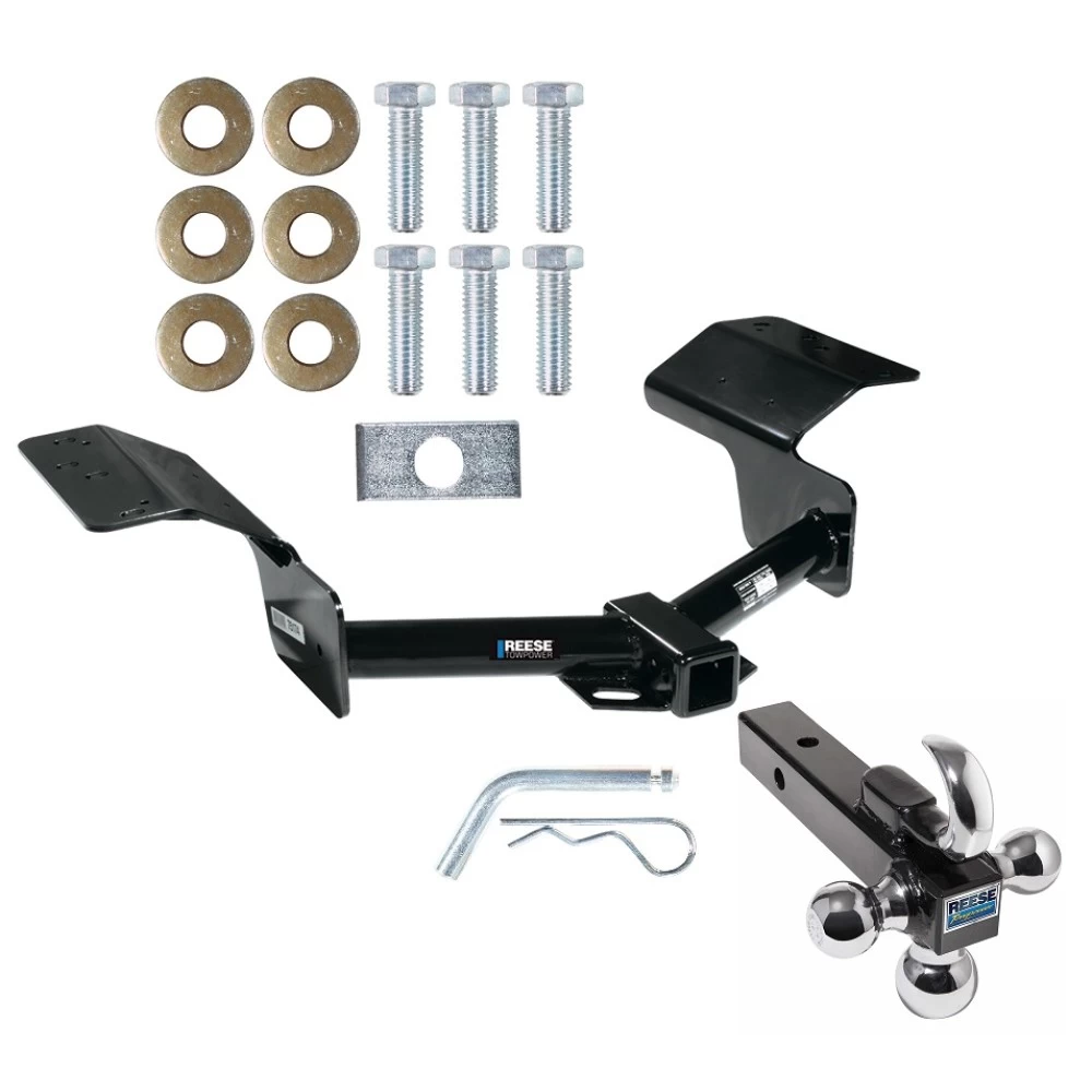 Reese Trailer Tow Hitch Receiver For 04-09 Cadillac SRX All Models w/Tri-Ball Triple Ball 1-7/8" 2" 2-5/16"