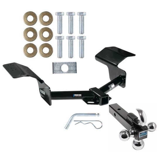Reese Trailer Tow Hitch Receiver For 04-09 Cadillac SRX All Models w/Tri-Ball Triple Ball 1-7/8" 2" 2-5/16"