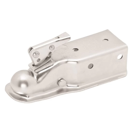 Fulton Fas-Lok Trailer Coupler 3" Channel Tongue 2" Ball 6,000 lbs. Trigger Latch Zinc