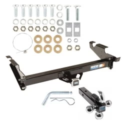 Reese Trailer Tow Hitch Receiver For 78-96 Chevy GMC G Series Van Full Size Except Step Bumper w/Tri-Ball Triple Ball 1-7/8" 2" 2-5/16"