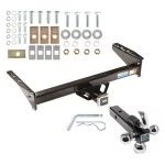 Custom Fit Trailer Hitch Tri-Ball Trailer Hitch Ball Mount w/ Pin/Clip 36047 7031400 63240 Reese Trailer Tow Hitch Receiver 87-04 Dodge Dakota w/Tri-Ball Triple Ball 1-7/8" 2" 2-5/16" 87 88 89 90 91 92 93 94 95 96 97 98 99 00 01 02 03 04 19 Reese Trailer Tow Hitch Receiver For 87-04 Dodge Dakota w/Tri-Ball Triple Ball 1-7/8" 2" 2-5/16"
