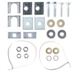 Trailer Tow Hitch w/ 4 Bike Rack For 89-98 Ford Thunderbird Lincoln Mark VIII Mercury Cougar tilt away adult or child arms fold down carrier w/ Lock and Cover