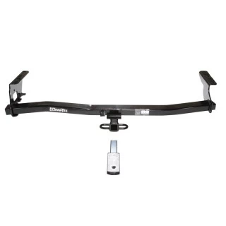 Trailer Tow Hitch For 98-08 Subaru Forester All Models Class 2 Complete Package w/ Wiring Draw Bar and 1-7/8" Ball