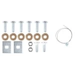 Trailer Tow Hitch For 07-09 Chevrolet Equinox Pontiac Torrent Ultimate Package w/ Wiring Draw Bar Kit Interchange 2" 1-7/8" Ball Lock and Cover