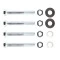 Reese Trailer Tow Hitch For 07-10 Jeep Compass 07 Patriot Complete Package w/ Wiring Draw Bar Kit and 2" Ball