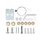 Trailer Tow Hitch w/ 4 Bike Rack For 12-17 Toyota Camry 13-18 Avalon Class 2 tilt away adult or child arms fold down carrier w/ Lock and Cover
