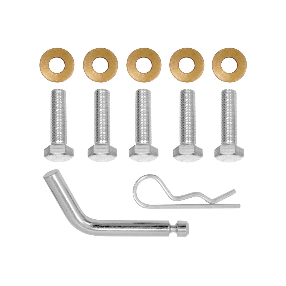 Trailer Tow Hitch For 08-20 Nissan Rogue Class 2 Complete Package w/ Wiring Draw Bar Kit and 2" Ball