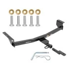 Trailer Tow Hitch For 08-20 Nissan Rogue Except Krom & Sport 2014 Rogue Select 1-1/4" Towing Receiver w/ Draw Bar Kit
