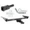 Trailer Tow Hitch For 18-23 Volkswagen Atlas w/ 2" Adapter and Pin/Clip