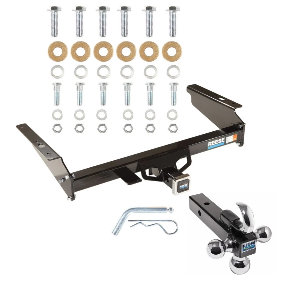 Reese Trailer Tow Hitch Receiver For 02-07 Jeep Liberty All Models w/Tri-Ball Triple Ball 1-7/8" 2" 2-5/16"