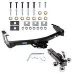 Reese Trailer Tow Hitch Receiver For 94-03 Dodge Van w/ Standard Bumper w/Tri-Ball Triple Ball 1-7/8" 2" 2-5/16"