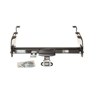 Reese Trailer Tow Hitch Receiver For 63-87 Chevy GMC C/K 63-79 Ford 68-02 Dodge 74-88 Ramcharger w/ Deep Drop Bumper w/Tri-Ball Triple Ball 1-7/8" 2" 2-5/16"