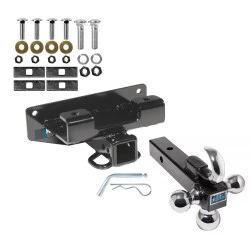 Reese Trailer Tow Hitch Receiver For 2002 Dodge Ram 1500 All Models 2003 Built Before Nov 2002 w/Tri-Ball Triple Ball 1-7/8" 2" 2-5/16"