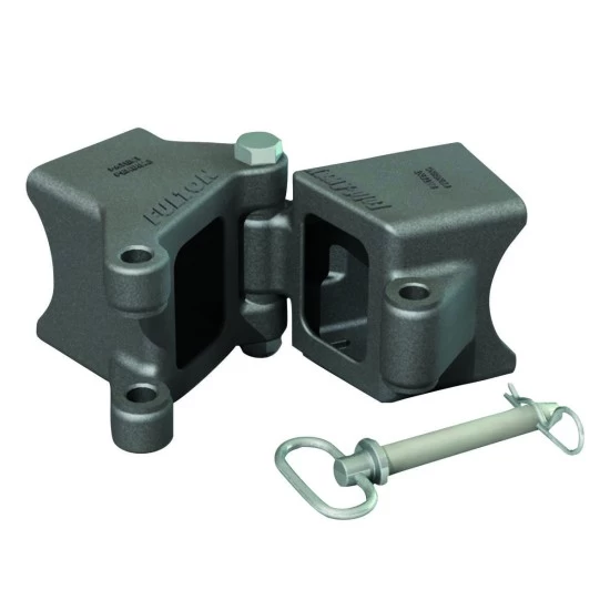 Fulton 3" x 3" Weld-On Trailer Hinge Kit Fold-Away Coupler 5,000 lbs Tongue Frame