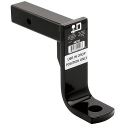 Ball Mount Draw-Bar 10000 lbs 9" Long 8" Drop Fits 2" x 2" Trailer Hitch Receiver