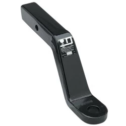 Forged Ball Mount Draw-Bar 16000 lbs 10-1/4" Long 5" Rise 6" Drop Fits 2" x 2" Trailer Hitch Receiver