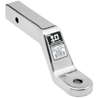 40382 Draw-Tite Trailer Hitch Ball Mount 8000 lbs. Capacity Fits 2 inch Receiver 4 inch Drop Aluminum Aluminum Ball Mount Draw-Bar 8000 lbs 10-5/8" Long 3" Rise 4" Drop Fits 2" x 2" Trailer Hitch Receiver