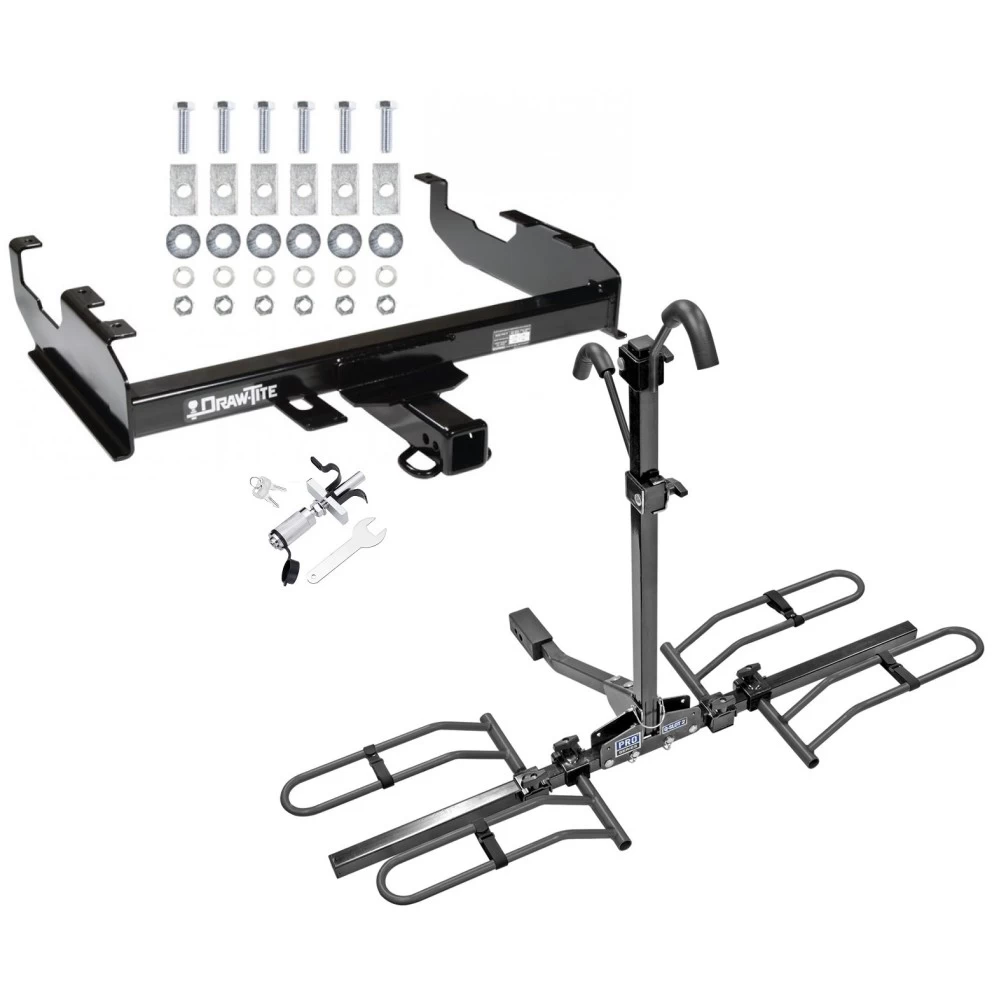 Custom Fit Trailer Hitch 2 Bike Carrier Rail Rack Anti Rattle Device w/ 2 Keys Installation Hardware Installation Instructions 41001 63134 63100 Draw-Tite Trailer Tow Hitch 63-00 GMC Chevy C/K Pickupd F150 F250 F350 F450 Platform Style 2 Bike Rack Anti R Trailer Tow Hitch For 63-00 GMC Chevy C/K Pickup Ford F150 F250 F350 F450 Platform Style 2 Bike Rack w/ Anti Rattle Hitch Lock