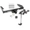 Trailer Tow Hitch For 80-97 Ford F-150 F-250 F-350 80-83 F-100 1997 Heavy Duty 4 Bike Rack w/ Hitch Lock and Cover