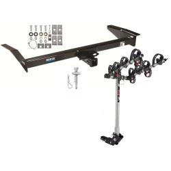 Trailer Tow Hitch For 79-11 Ford Crown Victoria Lincoln Town Car Marquis w/ 4 Bike Carrier Rack
