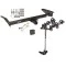 Trailer Tow Hitch For 79-11 Ford Crown Victoria Lincoln Town Car Marquis 4 Bike Rack w/ Hitch Lock and Cover