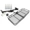 Trailer Tow Hitch For 88-00 Chevy GMC C/K Pickup Roll Pan Bumper Basket Cargo Carrier Platform Hitch Lock and Cover