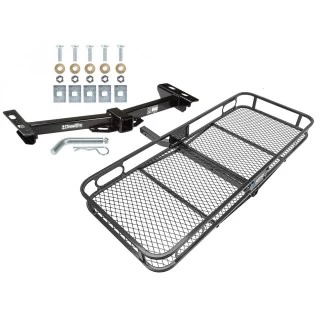 Trailer Tow Hitch For 88-00 Chevy GMC C/K Pickup Roll Pan Bumper Basket Cargo Carrier Platform w/ Hitch Pin