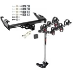 Trailer Tow Hitch For 88-00 Chevy GMC C/K 1500 2500 3500 4 Bike Rack w/ Hitch Lock and Cover