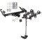 Trailer Tow Hitch For 88-00 Chevy GMC C/K 1500 2500 3500 4 Bike Rack w/ Hitch Lock and Cover