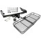 Trailer Tow Hitch For 99-07 Chevy Silverado GMC Sierra 1500 2007 Classic 99-04 2500 LD 01-06 1500 HD Basket Cargo Carrier Platform Hitch Lock and Cover