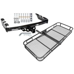 Trailer Tow Hitch For 99-07 Chevy Silverado GMC Sierra 1500 2007 Classic 99-04 2500 LD 01-06 1500 HD Basket Cargo Carrier Platform w/ Hitch Pin