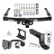 Trailer Hitch Package w/ Wiring For 99-06 Chevy Silverado GMC Sierra 1500 HD 99-04 2500 LD (07-07 Classic) Standard or Step Bumper w/ 2-5/16" Ball 4" Drop Mount 7-Way Pin Blade RV Class 4